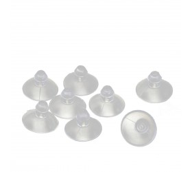 uxcell Rubber Home Desk Glass Transparent Anti-Collision Suction Cups Sucker Hanger Pads Pack of 8 - BNHHHM5J9