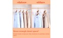 Vmiapxo 200 PCS Clothes Hanger Connector Hooks White Space-Saving Hanger Extender Clips Plastic Cascading Clothes Hooks Heavy Duty Outfit Hangers for Christmas Home Bedroom Decorations - BOG1IAOZO