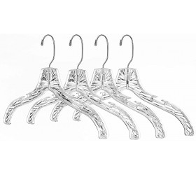 Whitmor Crystal Cut Dress Blouse Hangers Set of 4 - B9WJ31KP6