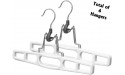 3 sets of 2 Skirt and Slack Hanger Clamp white 7'Hx 11W byMerrick Engineering - BH9X9D5TK