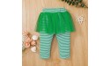 Infant Newborn St.Patrick's Day Print Tops Pants Outfits Set Toddler Baby Girls Long Sleeve Casual Clothes Green 0-3 Months - BZMWMUVTP