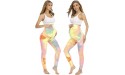 JIANYIO Trousers for Women's Maternity Leggings Pregnancy Tie-Dyed Stretch Athletic Workout Yoga Full Length Pants Multicolor-07# L - BPOKZWP6N