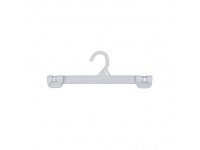 NAHANCO 1681 10W Snap Grip Plastic Hook Skirt Slack Hanger 10" White Pack of 200 - B04GBSIQ1