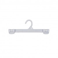 NAHANCO 1681 10W Snap Grip Plastic Hook Skirt Slack Hanger 10 White Pack of 200 - B04GBSIQ1