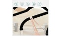 SONGMICS 30-Pack Pants Hangers 16.7-Inch Long Velvet Hangers with Adjustable Clips Non-Slip Space-Saving for Pants Skirts Coats Dresses Tank Tops Black UCRF12B30 - BJ2Q1WMZT