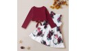 SUSHANG 4-9 Years Kids Girls Solid Color Tops Sleeveless Floral Print Princess Dress Spring Summer Casual Dresses Sundress Red 7-8Years - BF4ETCG27