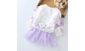 SUSHANG Toddler Kids Girls Lace Flower Tutu Princess Dress Spring Autumn Infant Long Sleeve Party Casual Dresses 3-24 Months Purple 12 Months - BZ4Z5AQO6