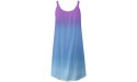 Thatso Summer Dresses for Women Casual Boho Tie Dye Printed Tank Sleeveless Sundresses V Neck Beach Cover Up Short Mini Dress - BSLU8DZ24