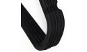 Tosnail 24 Pack Velvet Hangers Skirt Hangers Pants Hangers with Clips and Swivel Hook Black - BWS3IZPGD