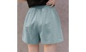 XIMIN Women's Shorts Summer Casual High Waist Linen Loose Casual Wide Leg Shorts Fashion Comfy Athletic Workout Shorts Green S - BRQZSZIIA