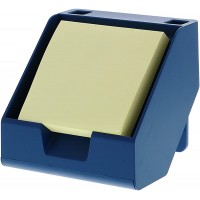 Bostitch Konnect™ Sticky Note Holder + Business Card Stand Includes Pen Holders Blue - BY1I33KM1