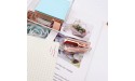 Clear Acrylic Rose Gold Self-Stick Note Cube Holders | Staple Removers Set Desktop Memo Pad Dispenser 3.5x3.3 Inch | Staples Removal Tool for Office School Supplies Rose Gold - B4QS2XSUH