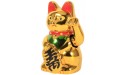 Eastern Enlightenments Piece Large Gold Feng Shui Cat Waving Hand Paw Up Waving Cat Feng Shui Hallway for Japanese-Chinese Decoration Living Room - BIDQG3D3B