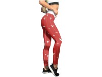 GOODTRADE8 Pants for Women Casual High Waist Heart Print Sweatpants Leggings Skinny Sports Yoga Running Gym Pants - BM2BJYTWA