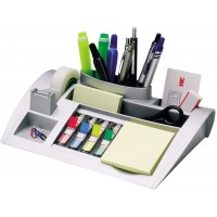 Post-it C50 Desk-Organiser for Improved Workflow with Notes Index Tabs and Scotch Tape 1x Organiser pre-loaded with stationery and supplies - B6GV2LH3O