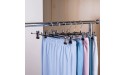CIMLORD Skirt Hangers Space Saving Pants Hanger with Clip 20 Pack Heavy Duty Clothes Hangers Non Slip Ultra Thin Slack Short Trouser Hangers for Closet Space Saver - BID24I7EH