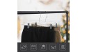 HOUSE DAY 25 Pack Crystal Pants Hangers Space Saving Non-Slip with Ajustable Clips Heavy Duty Slim Clear Skirts Hangers Solid Elegant for Trousers Skirts Jeans Slacks Pants Bottoms 14inch - BGE4P5LWE