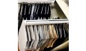 Pull-Out Closet Valet Rod Adjustable Wardrobe Clothing Rail Top Mount Wardrobe Hanger Rack,White,300mm - BBNHBR1CM