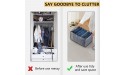 2 Pack Wardrobe Clothes Organizer,7 Grids Drawer Organizers for Clothing Washable Foldable Clothes Drawer Organizer for Kids Jeans T-shirts Kid Clothes Leggings Skirts- Gray - BZLEOXYC2