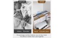 2 Pcs Wardrobe Clothes Organizer with Support Board- Foldable Mesh Closet Storage Large 7 Grids Divider Drawer Organizers Washable Compartment Storage Box for Jeans T-shirt Pants Legging L-7Grids - B1BYLOX02