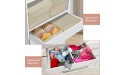 3 Pack Socks Underwear Drawer Organizer Divider Lid 39 Cell Drawer Organizers Fabric Foldable Cabinet Closet Organizers and Storage Boxes for Clothes Socks Lingerie Underwear Ties Beige - B6DWXJLV5