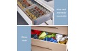 4 Pack Sock Underwear Drawer Organizer Dividers 88 Cell Drawer Organizers Foldable Cabinet Closet Organizers for Storing Socks Underwear Ties 3 x 24 + 16 Cell Gray - BYK1YAJJZ