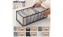 7 Grids Washable Wardrobe Clothes Organizer,Compartment Storage Box Foldable Closet Drawer Organizer Mesh Separation Box Drawer Organizers for Clothing Underwear Socks Scarves Leggings Skirts T-shirts2 Small Jeans-7 Grids - BW6MTVLCP