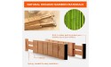 AST Bamboo Drawer Dividers with Inserts and Labels 17-22 IN 4 Pack |Spring-Loaded Non-Slip Adjustable Wooden Separators For Kitchen Bedroom,Clothes Dresser,Utensils & Office Fits Most Drawers - BL5WCD9YJ
