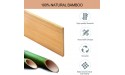Bamboo drawer dividers Expandable drawer organizer Bamboo drawer organizer Suitable for kitchen closet bathroom bedroom dressing table office garage baby room drawers of various sizes 17-22 inches - BYK8LPGXH