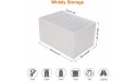 Coorganisers 3 Packs Wardrobe Clothes Organizer Upgraded PP Board Drawer Organizers for Clothing,7 Grids Foldable Clothing Organizer for Jeans T-shirt Legging Dress Pants White - B938R9N60