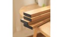 Diosbles 6 Pack Dresser drawer organizers Adjustable bamboo drawer dividers Expandable kitchen drawer organizer baby organizer Spring Loaded Bamboo Separators2.36 High 12.48-17.25） - B2PY856H3
