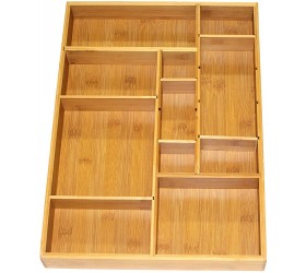 ESK Collection Bamboo Adjustable Drawer Organizer - BCGNEXCIF