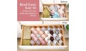 Honeycomb Drawer Organizer for Underwear Roufa Drawer Divider Separator for Women Men Dresser Drawer Organizers for Belts Ties Clothing Makeup Medicine Office Supplies2 Sets of Pink + 2 Sets of White 86 Slots - B7CZQH5D1