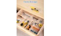 JARLINK 12 Pack Plastic Drawer Organizers Set 4 Size Bathroom and Vanity Drawer Organizer Trays Versatile Pantry Organizers Storage for Kitchen Utensil Jewelries Makeup Bedroom and Office Clear - BRKS3NBYT