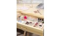 JARLINK 16 Pack Desk Drawer Organizer Trays with 5 Different Sizes Versatile Bathroom and Vanity Drawer Organizer Trays Multipurpose Plastic Storage Bins for Makeup Kitchen and Office Supplies Clear - B1UTLGGBV