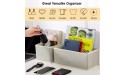 Kootek 16 Pack Drawer Organizers for Clothing Dresser Drawer Organizer Clothes Fabric Foldable Dividers Cabinet Closet Organizers and Storage Boxes for Clothes Underwear Bras Lingerie Socks - BUCCOT4U5
