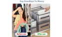 MEEDNV 2Pcs Wardrobe Clothes Organizer 9 Grids Jeans Organizer Mesh Compartment Storage Box Washable Closet Drawer Organizer Foldable Drawer Organizers for Clothing Leggings Jeans T Shirts Skirts - BGDKWVE43