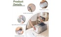 MOCAL 3 Pcs Wardrobe Clothes Organizer,7 Grids Jeans Compartment Storage Box,Washable Foldable Clothes Drawer Organizers,Clothes Mesh Separation Box for Jeans T-shirtGray - B1PINCDYT