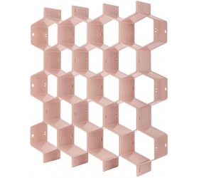 Poeland Drawer Divider Organizer 8pcs DIY Plastic Grid Honeycomb Drawer Divider - BA9ZCVEO2