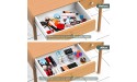 Puroma 10-pcs Desk Drawer Organizer Trays 5 Different Sizes Large Capacity Plastic Bins Kitchen Drawer Organizers Bathroom Drawer Dividers for Makeup Kitchen Utensils Jewelries and Gadgets Clear - BU3J8G3IH
