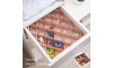 StarratS Honeycomb Drawer Organizer Dividers Sock Organizer Underwear Drawer Organizer Clothes for Belt Makeup Jewelry Ties Office Supplies 2 Sets of 45 SlotsPink - BS6NIME7Q