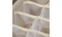 TENABORT 12 Pack Foldable Drawer Organizer Dividers Cloth Storage Box Closet Dresser Organizer Cube Fabric Containers Basket Bins for Underwear Bras Socks Panties Lingeries Nursery Baby Clothes Beige - BD3JLCR52