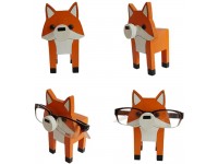 3D Animal Wood Glasses Rack Cute Wood Carvings Sunglass Display Rack Shelf Eyeglasses Show Stand Shiba Inu - BTUBPPKLX