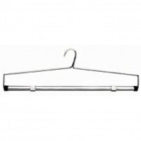 Metal Bedspread & Drapery Hanger 22" Pack of 3 for Displaying Clothing & Housewares - B6CPTRKNQ