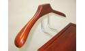 Proman Products Kyoto Suit Valet Stand VL36220 with Large Top Tray Contour Hanger Trouser Bar Tie & Belt Hooks 17” W x 12.5”D x 45”H Mahogany - BA7MTGOOB