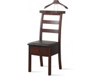 Proman Products Manhatten Chair Valet 19" W x 24" D x 43" H Dark Walnut - BTD32MYNN