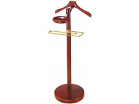 YAWEDA Valet Rack Stand Organizer Solid Wood Suit Valet Stand with Clothes Hanger Shelves and Pants Rail Suit Valet Stand Clothes Rack Size : 40 * 120cm - BO52UA5T0