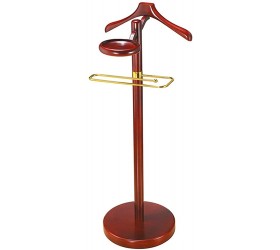 YAWEDA Valet Rack Stand Organizer Solid Wood Suit Valet Stand with Clothes Hanger Shelves and Pants Rail Suit Valet Stand Clothes Rack Size : 40 * 120cm - BO52UA5T0