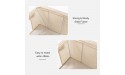 HOKEMP Stackable Clothes Storage Bins Foldable Closet Organizer Boxes with Metal Frame for Linen Bedding Blankets Beige 34L - BCXZV8VSK