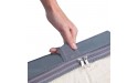 MAX Houser Under Bed Storage Bag,Breathable,Storage Bags for Blankets Clothes Sweater,Pack of 2 Grey - B5UVSWKQQ
